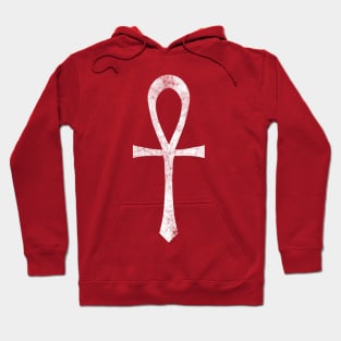 White Ankh Hoodie